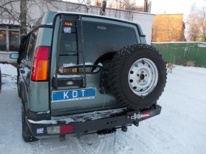 фото Задний бампер алюминиевый KDT 0902L - Land Rover Discovery 2 0902L