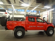Задний бампер с калиткой крепления запасного колеса KDT 1502+15145AT - Toyota Hilux Arctic Trucks