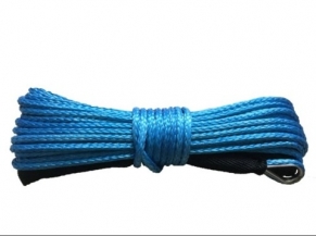 фото Трос для лебёдки синтетический 10 мм 28 метров ( синий ) SR-10X28-BL