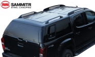 Кунг SAMMITR Isuzu D-Max 2012+  V4 черный (523) сдвижные окна