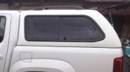 Кунг SJS VolksWagen Amarok белый (B4B4)  сдвижные окна